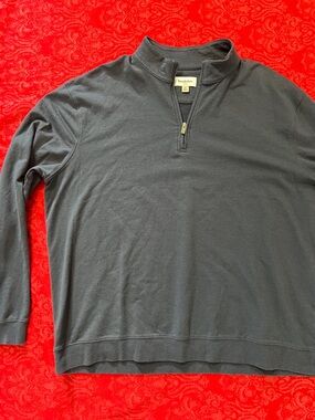 Goodfellow & Co Men’s Navy Quarter Zip Pullover XL